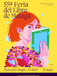 Cartel de la Feria del Libro de Málaga 2026