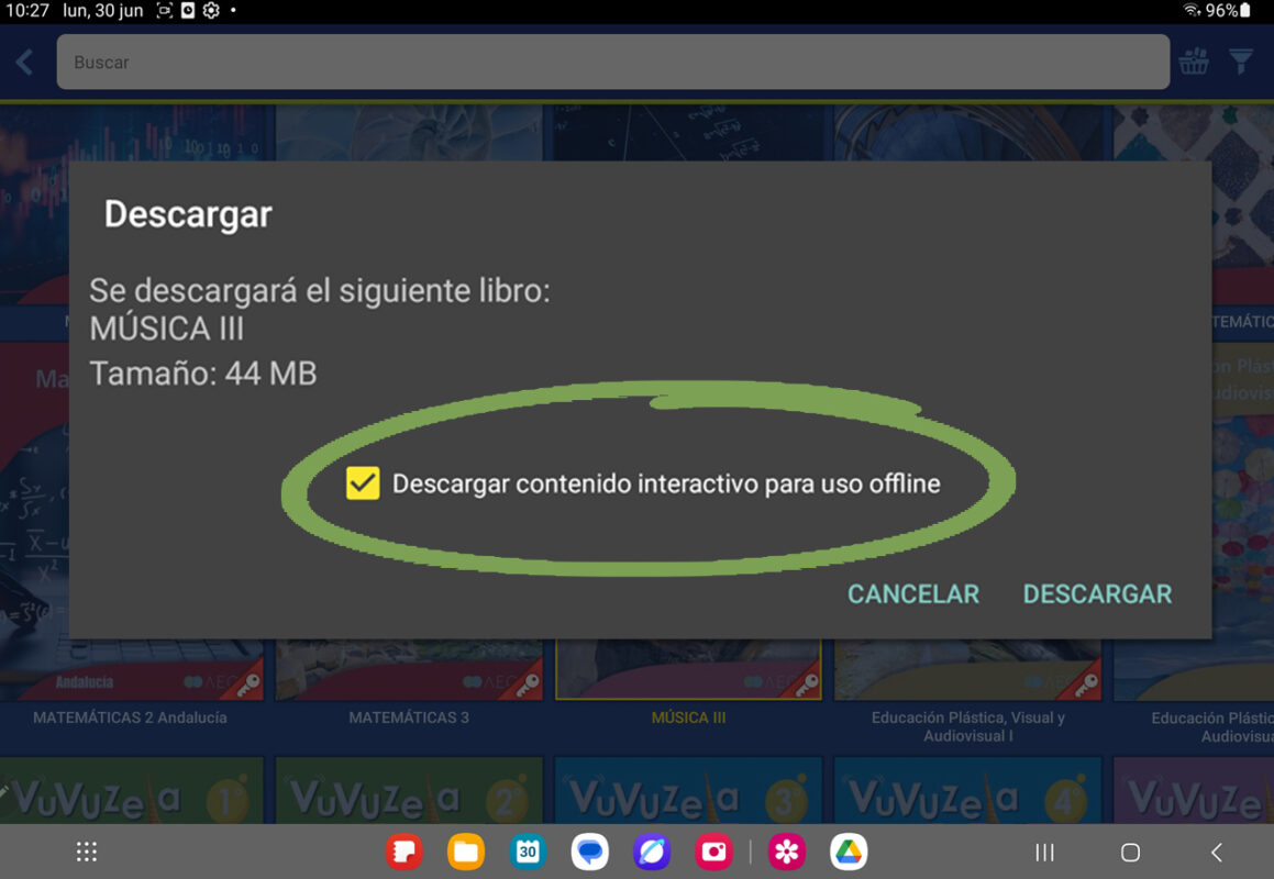 para alumnos