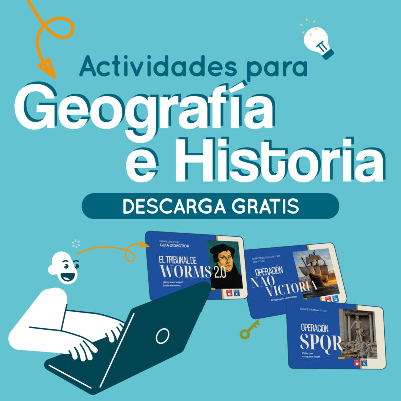 Descarga 5 actividades gratuitas para Geografía e Historia en Secundaria